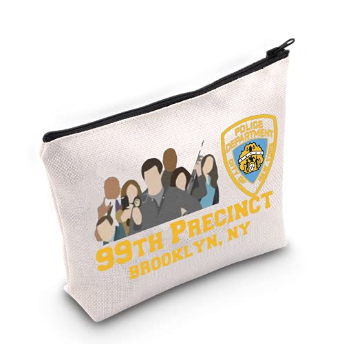 LEVLO TV Show Cosmetic Make Up Bag TV Fans Gift 99TH Precinct 99TH Makeup Zipper Pouch Bag, 99TH Precinct, Make Up Bag — image 1