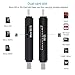 SD/Micro SD Card Reader,Micro USB OTG to USB 2.0 Adapter with Standard USB Male & Micro USB Male Connector for Smartphones/Tablets with OTG Function