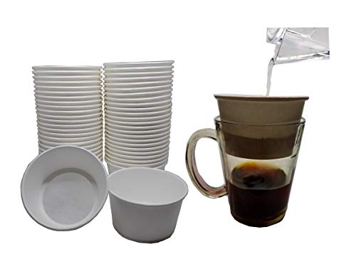 Single serve drip coffee filter cup – disposable dripper, free …