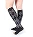 Doc Miller Toeless Compression Socks Women & Men – Open Toe, 20-30mmHg, Knee-High, Lightweight, Calf Support, Shin Splints, Varicose Veins Comfort, 1 Pair, Argyle