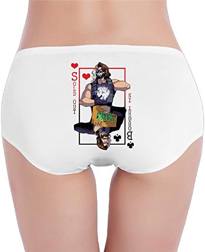 XJBD Women's Low-Waist Seth Rollins Bikinis Panty White S