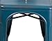 Flash Furniture Commercial Grade Distressed Kelly Blue-Teal Metal Indoor-Outdoor Stackable Chair