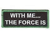 WITH ME THE FORCE IS Fun Yoda Motorcycle MC Club NEW Biker Vest Patch PAT-2044
