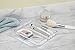 mDesign Cosmetic Organizer Tray for Vanity Cabinet to Hold Makeup Brushes, Eyeliner, Beauty Products - Clear
