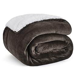Bedsure Sherpa Fleece Throw Blanket for Couch
