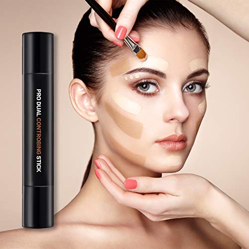 ONLYOILY Contour Stick,Concealer Contour Highlighter Stick,Cruelty Free