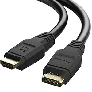 iVoltaa High Speed 4K 60 Hz HDMI 2.0 Cable – 15 Feet (4.5 Meters) – Black