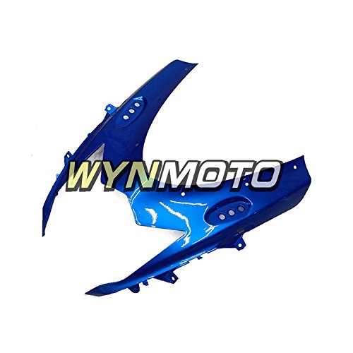 WYNMOTO Motorcycle Body Kit For Suzuki GSXR 600-750 2011 2012 2013 2014 2015 K14 11 12 13 14 15 Sportbike Pearl Blue White ABS Plastic Injection Fairings - Thumbnail 2