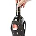 Juvale 2-Pack Cheers Gold Foil Insulated Neoprene Single Bottle Wine Tote Carrier Bags with Handles for Travel, Holds One 750ml Bottle