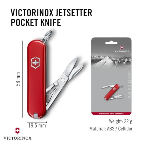 Victorinox Schweizer Taschenmesser, Jetsetter, Multitool, Swiss Army Knife mit 7 Funktionen, Kapselheber , Phillips-Schraubendreher 0/1, magnetisch thumbnail 3