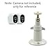 Arlo Mount/Arlo Pro Mount(4 Pack, Metal),Borang Security Camera Metal Wall/Ceiling Mount, Adjustable Indoor/Outdoor Mount for Arlo, Arlo Pro, CCTV Camera and Other Compatible Models (White)
