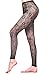 Begirlly Stylish Jacquard Patterned Pantyhose Footless Fishnet Tights for Womens