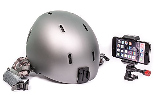 Universal Ski Video Mount Camera For Helmets Works for All Devices iPhone, Samsung Galaxy, Digital Cameras - Thumbnail 5