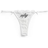 xo, Fetti Wifey Lace Thong | Bachelorette Party, Bride to Be, Bridal Shower Gift, Lingerie, Engagement, Wedding Underwear