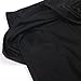 FanShou Women Capris Swim Pants Tights Sport Swimming Surfing Leggings Sun Protection (Large, Black)