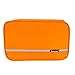 Relavel Travel Toiletry Bag Business Toiletries Bag for Men Shaving Kit Waterproof Compact Hanging Travel Cosmetic Pouch Case for Women (orange)