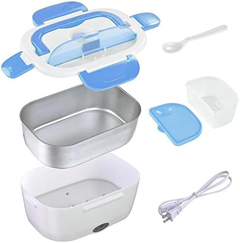 1.5L Non-Fragile Electric Heating Lunch Storage Box Bento Portable Food Container 110V 40W 9 3/10" x 6 3/5" x 4 1/5"