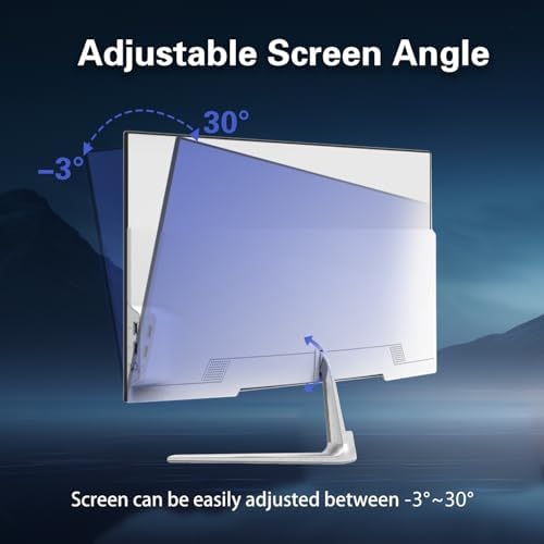 Ordinateur de Bureau Tout-en-Un 60,5 cm, Processeur i5-12450H 8 Cœurs, 16 Go RAM, 256 Go SSD, Windows 11 Pro (Flat Panel)