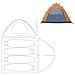 Winterial Oversized 3 Person Camping Tent, Extra Room for Camping Gear, Easy Setup Lightweight Camping and Backpacking 3 Season Tent, Compact