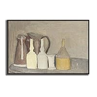 Framed Canvas Wall Art Still Life by Giorgio Mordian Canvas Prints Home Artwork Decoration for Living Room,Bedroom - 16x24 inches