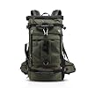 Keppmerh Wandern Rucksäck 40L Reiserucksack Langlebig Wasserdicht für Outdoor Sport, 3 in 1 als Rucksack, Schultertasche und Handtasche, Sporttasche für Laptop 17″ Multi Taschen mit Schuhfach