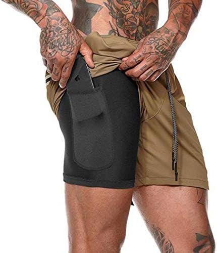 compression lined gym shorts