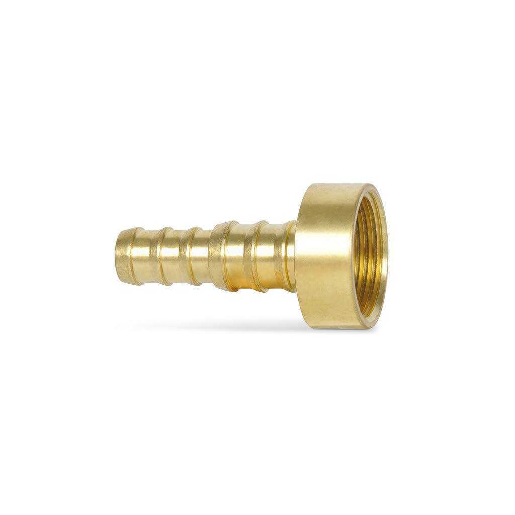 Hozelock Tricoflex 1002 0000 Brass Tap Connector 3/4 Inch Internal Thread Diameter 19 mm & 25 mm, Gold, 12 x 7 x 3.4 cm