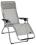 Lafuma Futura Zero Gravity Chair, Grey Steel Frame, Seigle