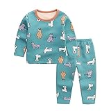 Lerbe Kids Boys Girls Thermal Long Underwear Set Toddler Basic Layer Sleepwear Pajamas Set