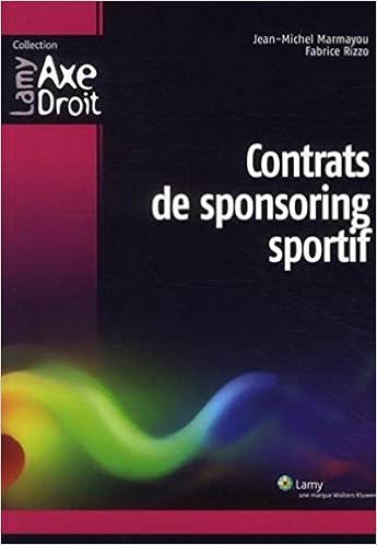 Livres Couvertures de Contrats de sponsoring sportif