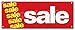 Sale Banner Sign Clearance Retail Sign Signs