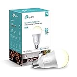 TP-Link Smart LED Light Bulb, Wi-Fi, Dimmable White, 50W Equivalent, Works with Amazon Alexa, 1-Pack (LB100)