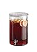 Circleware Canned Mason Jar Glass Beverage Dispenser with Metal Stand Glassware for Water, Iced Tea Kombucha, Punch and all Cold Drinks, 2 Gallon