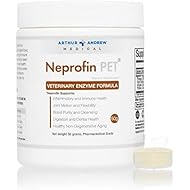 Arthur Andrew Medical - Neprofin PET, Veterinary Enzyme Formula, Household Pet Support for Pain-Free Living, Vegan, Non-GMO, 50g Tub