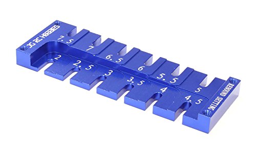 Integy RC Model Hop-ups C25736BLUE Shock Rebound Adjustment Tool Gauge for 1/10 Size Touring Car