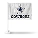 Rico Industries NFL Rico Industries Dallas Cowboys White Double Sided Double Sided Car Flag - 16