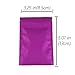 100 Assorted Translucent/Silver/Colored Flat Metallic Foil Mylar Zip Lock Bags Pouch 8.5x13cm (3.3x5.1