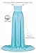 Mommy Jennie Maternity Dress for Photoshoot Sleeveless Open Front Photography Gown,B-Sky Blue