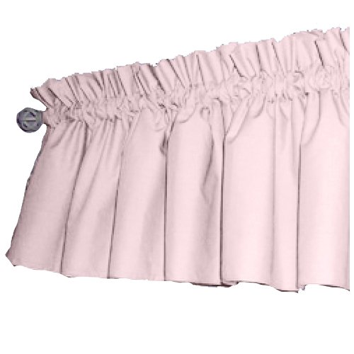 Solid Color Window Valance, Pink Pricepulse