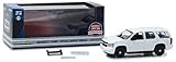 2010-2012 Chevrolet Tahoe Police - Plain White, Officially Licensed, Real Rubber Tires, Protective Acrylic Case, True-to-Scale, Limited Edition (86096)