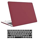 ProCase MacBook Pro 13 Case 2019 2018 2017 2016 Release A2159 A1989 A1706 A1708, Hard Case Shell Cover and Keyboard Skin Cover for Apple MacBook Pro 13 Inch with/Without Touch Bar and Touch ID -Red