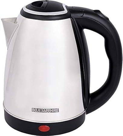 Blue Sapphire Stainless Steel Electric Kettle (1.8 L, Silver)