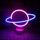 Planet Neon Signs with Base Led Neon Sign Lights