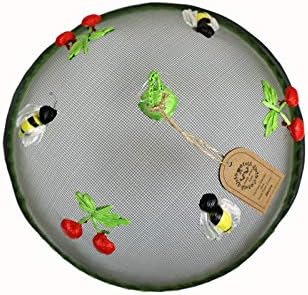 Summer Garden Bee Mesh Food Cover, Green - Image 3