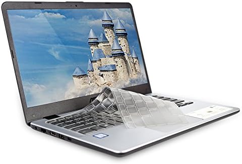 Folox Thin Transparent Waterproof TPU Keyboard Protector Cove for 14 Inch Asus S4000 S4100 Pro B9440UA Laptop