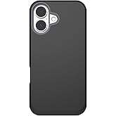 ZAGG SoHo Snap Case for iPhone 16 - MagSafe Compatible, 10ft Drop Protection, Graphene-Infused, Wireless Charging, Eco-Friendly, Two-Tone Design, Black