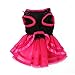 TOPSUNG Pet Blingbling Tutu Dress Red&Black Lace Dog Skirt Small Cats / Dogs Clothes, Asia Size S