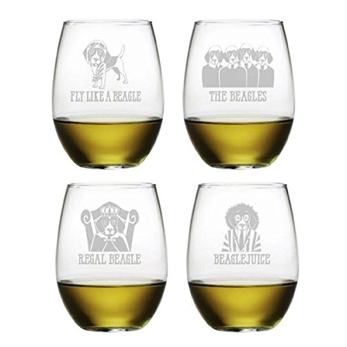 Dog Wine Glasses Kritters in the Mailbox Dog Wine Glass