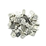 Sydien 50Pcs M5 Two Hole Strap U Bracket Tube Strap