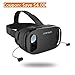 3D VR Glasses W/Headphones Virtual Reality Headset for VR Games & 3D Movies by LyStar, VR Headset 3D Video Glasses for IOS & Android Smartphones Fit for 4.5